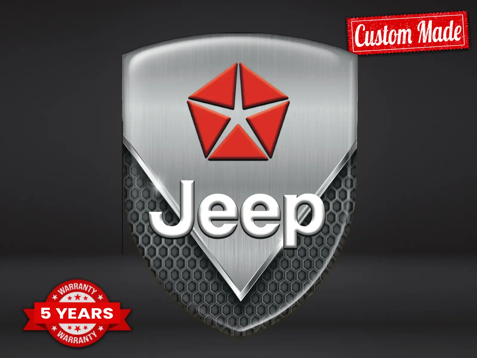 Jeep Decalcomanie Lunotto Auto Corse Pregiate Resistenti